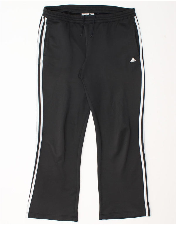 Adidas Damen Trainingshose UK 16 Large Schwarz Polyester