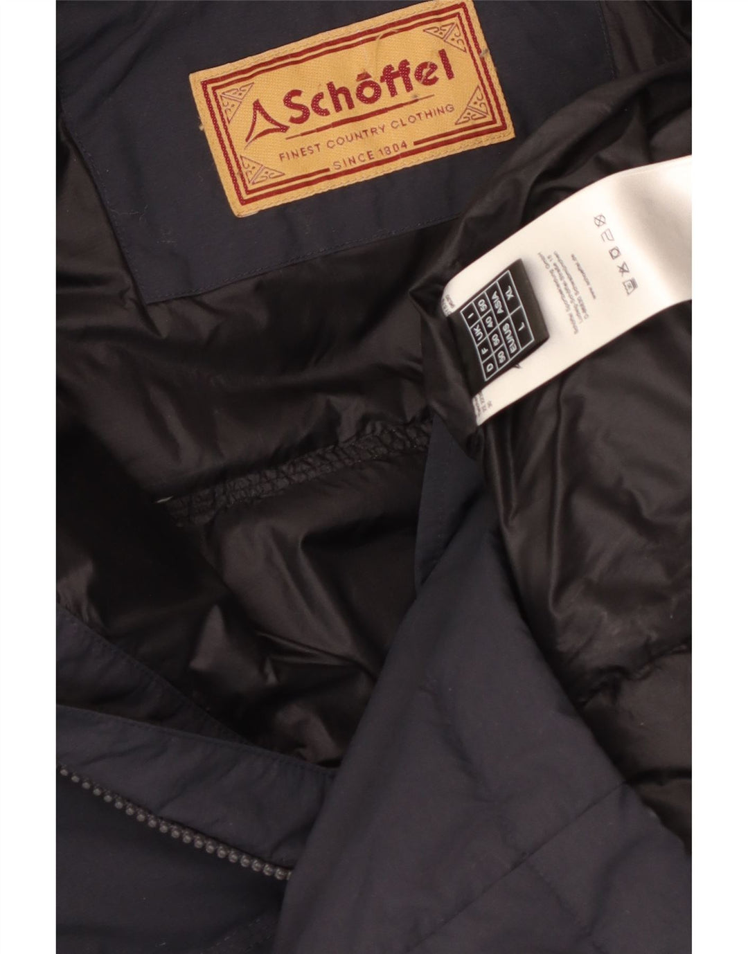 Schöffel Herren Wattierte Jacke UK 40 Large Marineblaues Nylon