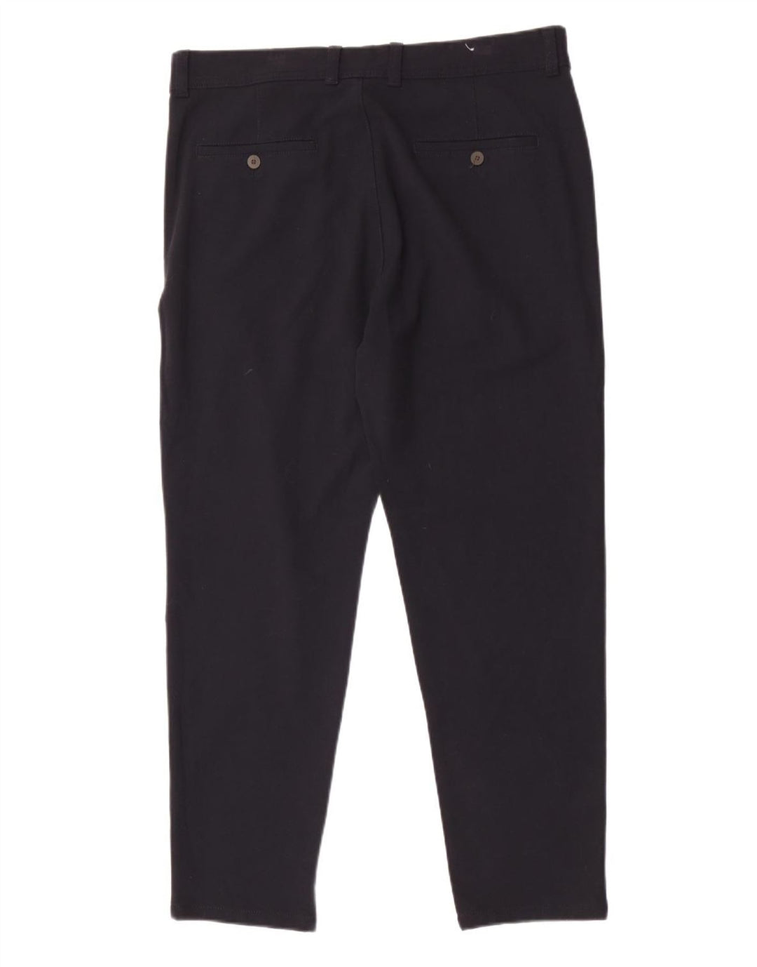 Zara Herren-Chinohose, EU 44, Größe L, W34, L28, Marineblau, Polyester