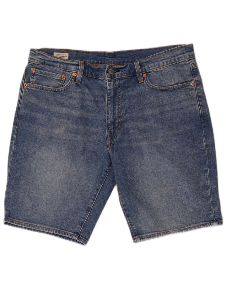 Levi's Herren 511 Slim Denim Shorts W33 Mittelblau