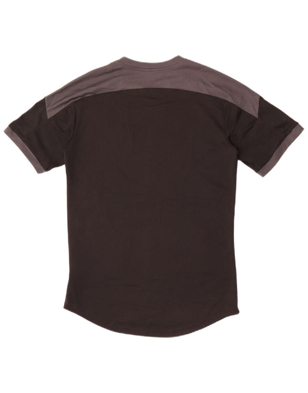 Puma Herren Dartford FC T-Shirt Top Medium Schwarz Colourblock Polyester