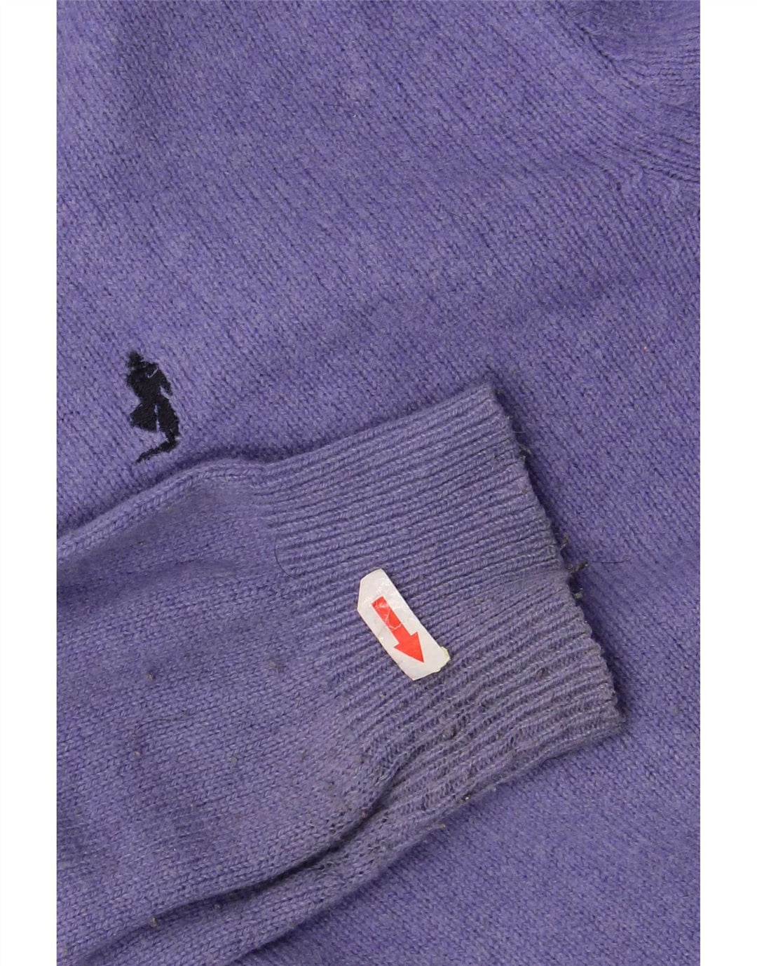 Marlboro Classics Herren-Pullover mit U-Boot-Ausschnitt, groß, violette Wolle