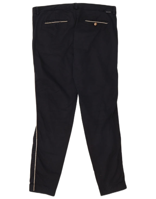 Marina Yachting Damen Slim Chino-Hose IT 44 Medium W34 L28 Marineblau