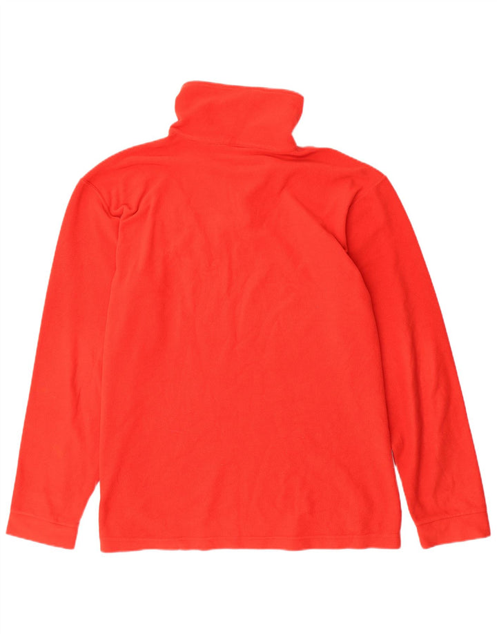 CHAMPION Herren-Fleecepullover mit Reißverschluss, XL, rotes Polyester