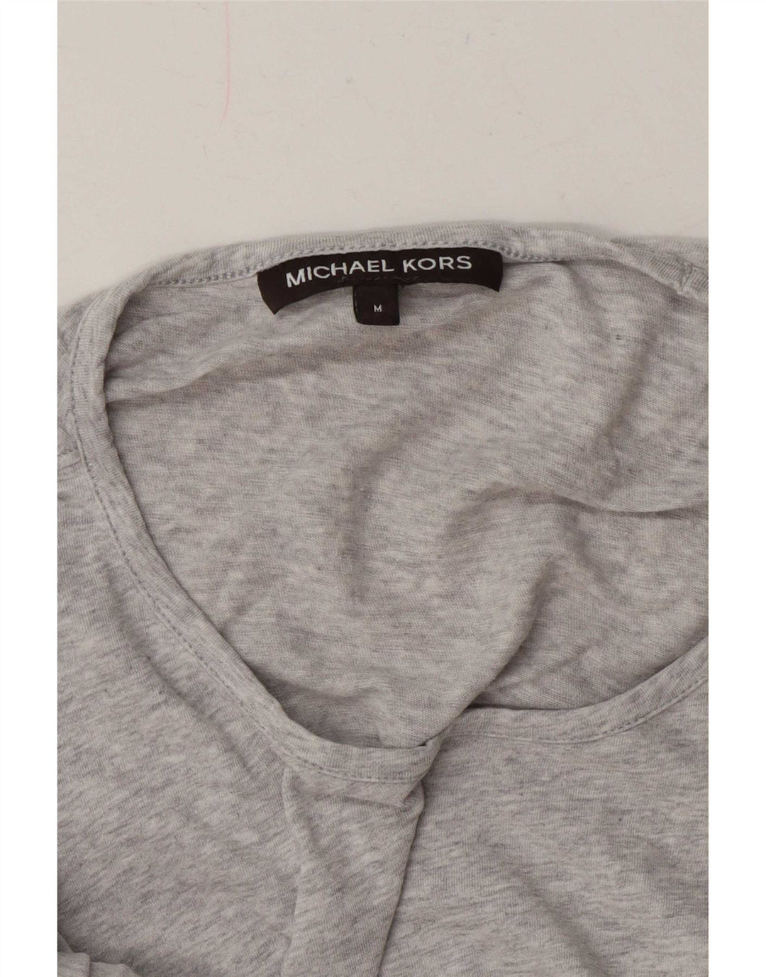 Michael Kors Herren Grafik-T-Shirt-Oberteil Mittelgrau meliert
