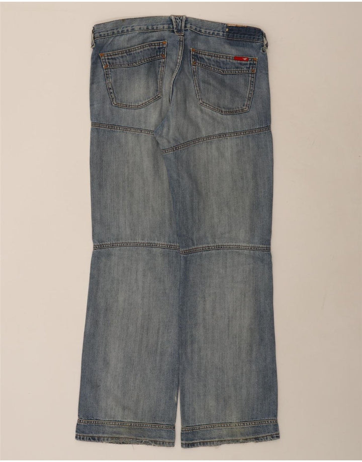 MUSTANG Herren Workwear Straight Jeans W33 L34 Blaue Baumwolle