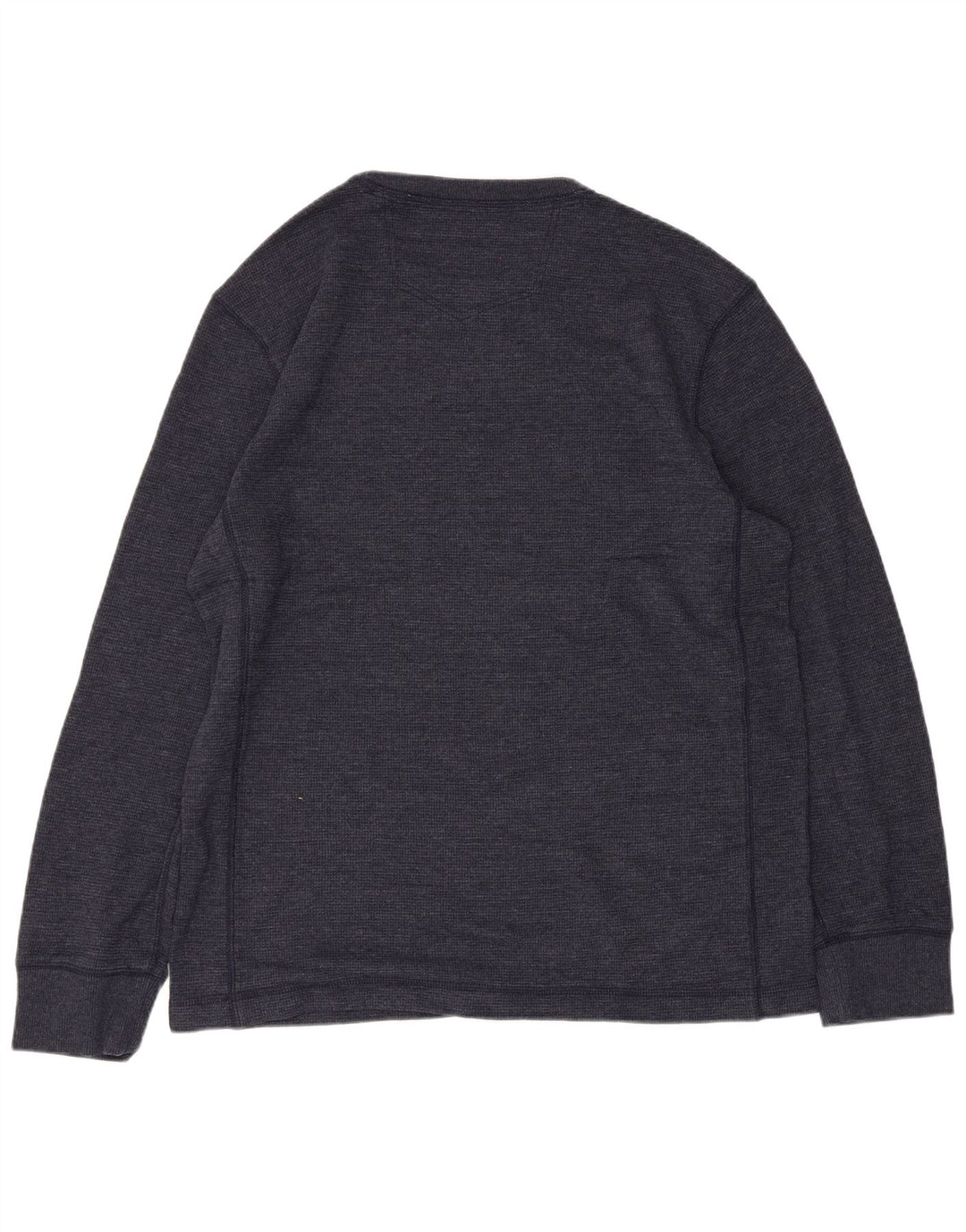 EDDIE BAUER Herren-Top, langärmelig, mittelblau, Baumwolle
