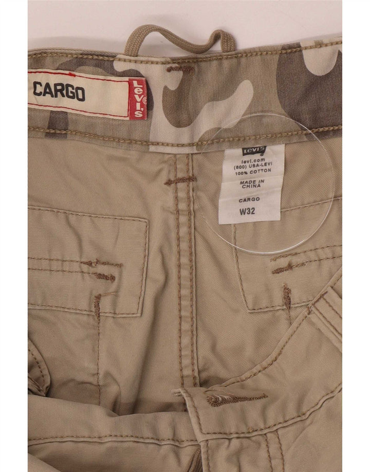 Levi's Herren-Cargo-Shorts, mittelgroß, W32, Khaki, Baumwolle