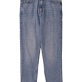 Zara Herren Straight Jeans EU 42 Large W32 L32 Blaue Baumwolle