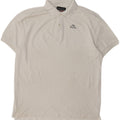 Kappa Herren-Poloshirt, groß, weiße Baumwolle
