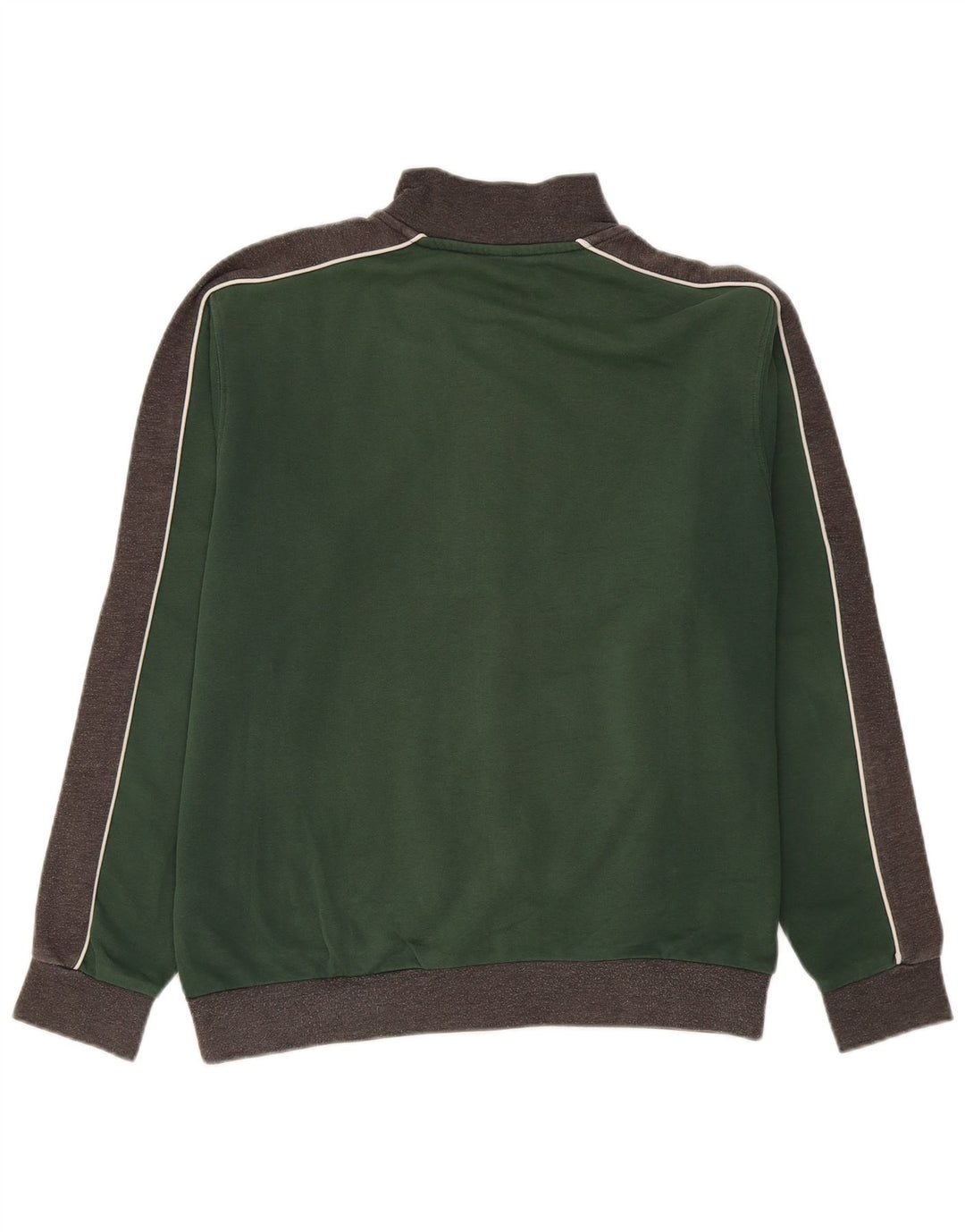 Arena Herren-Trainingsanzug-Top-Jacke, große graue Colourblock-Baumwolle