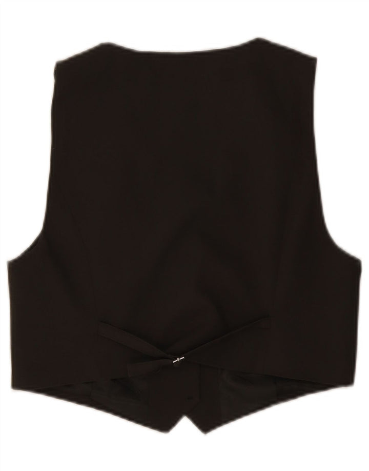 Zara Damen Crop Weste UK 12 Medium Khaki Polyester