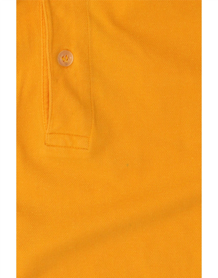 Asics Herren-Poloshirt aus mittelgelber Baumwolle