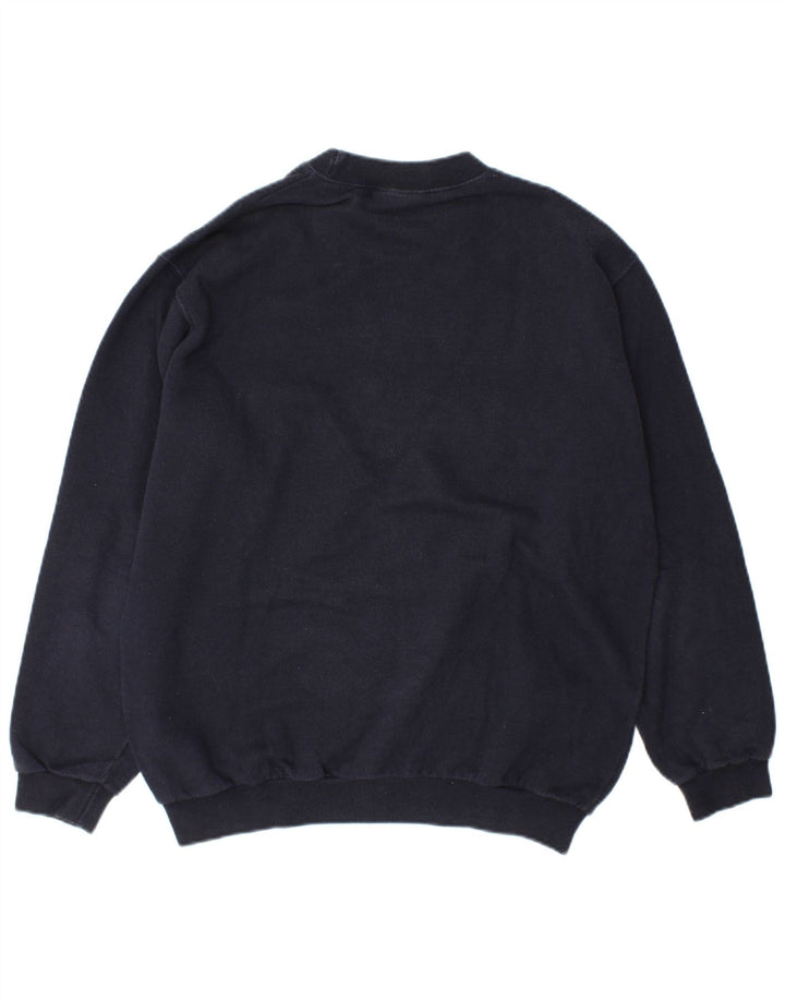 Wrangler Herren-Sweatshirt mit Grafik, mittelmarineblaue Baumwolle