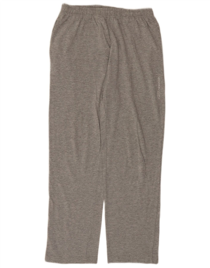 Reebok Herren-Trainingshose, klein, grau gefleckte Baumwolle