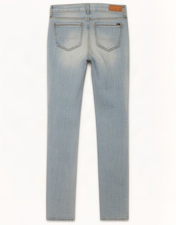 Tommy Hilfiger Damen Skinny Jeans W28 L34 Blaue Baumwolle