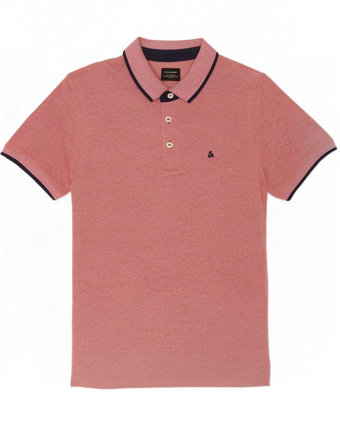 Jack & Jones Herren Poloshirt XS Rote Baumwolle