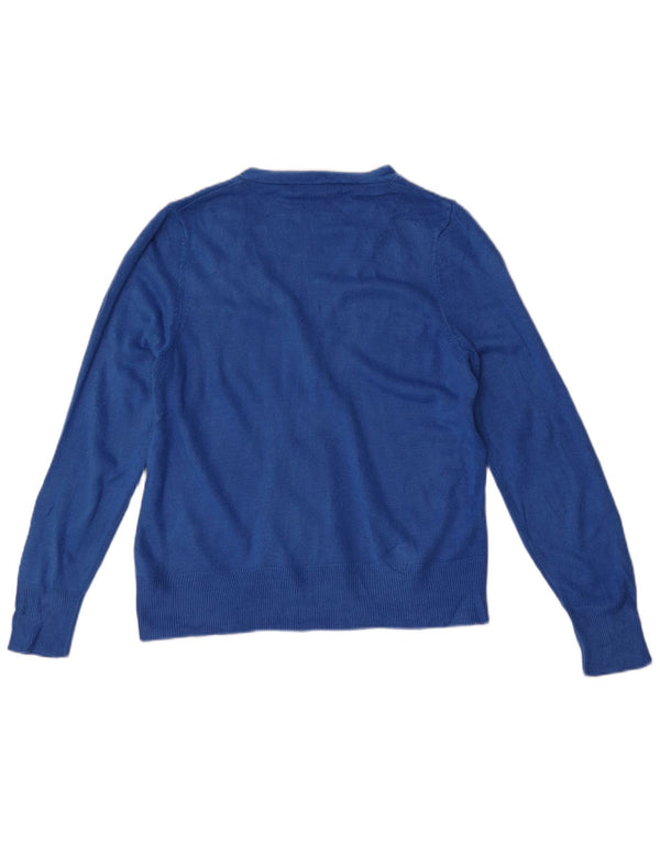 Marks & Spencer Damen-Cardigan-Pullover UK 16 Large Blaues Acryl