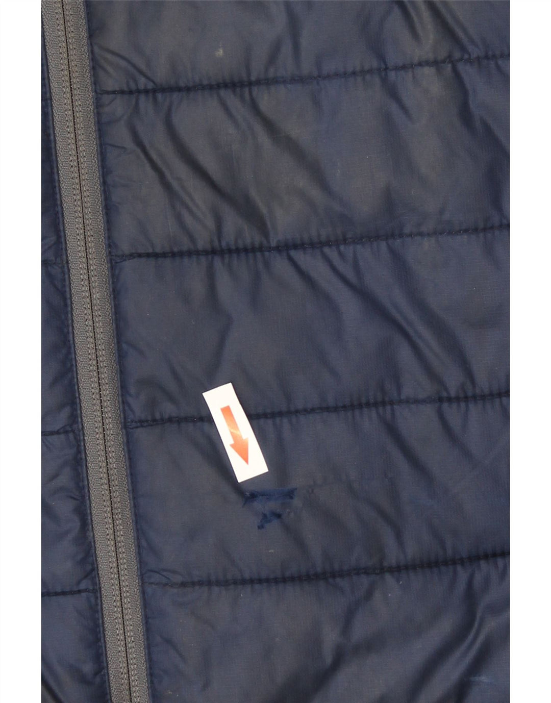 Columbia Herren-Jacke mit Kapuze, gepolstert, UK 40, Größe L, blaues Nylon