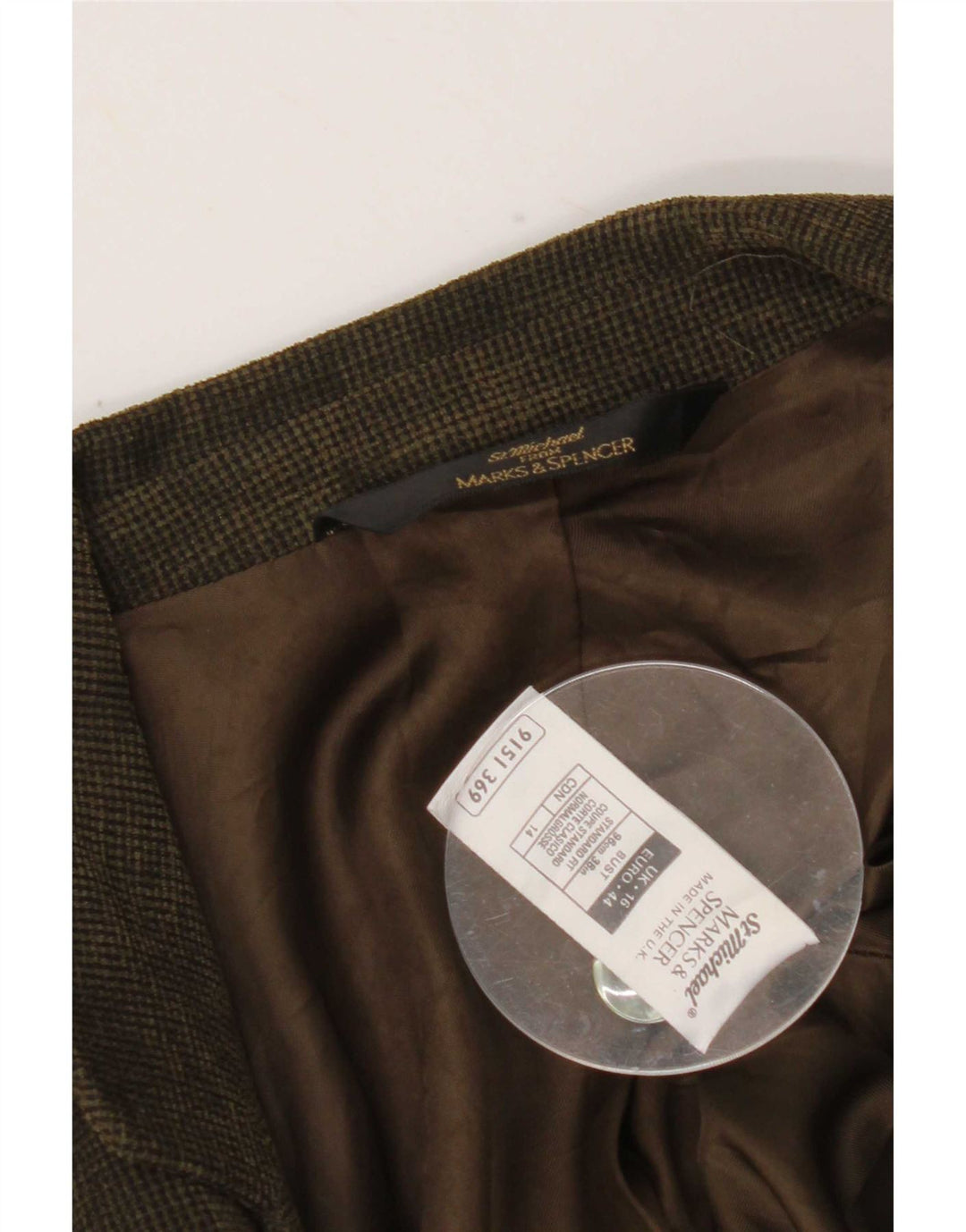 Marks & Spencer Damen St. Michael Blazer Jacke UK 16 Large Grün