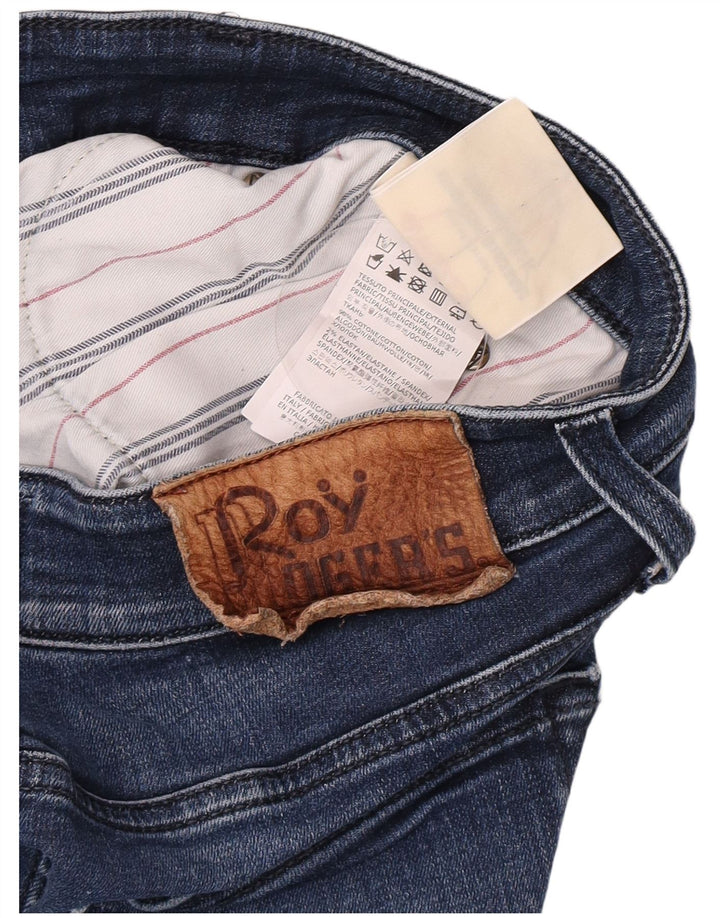 Roy Rogers Herren Slim Jeans W33 L28 Marineblau Baumwolle