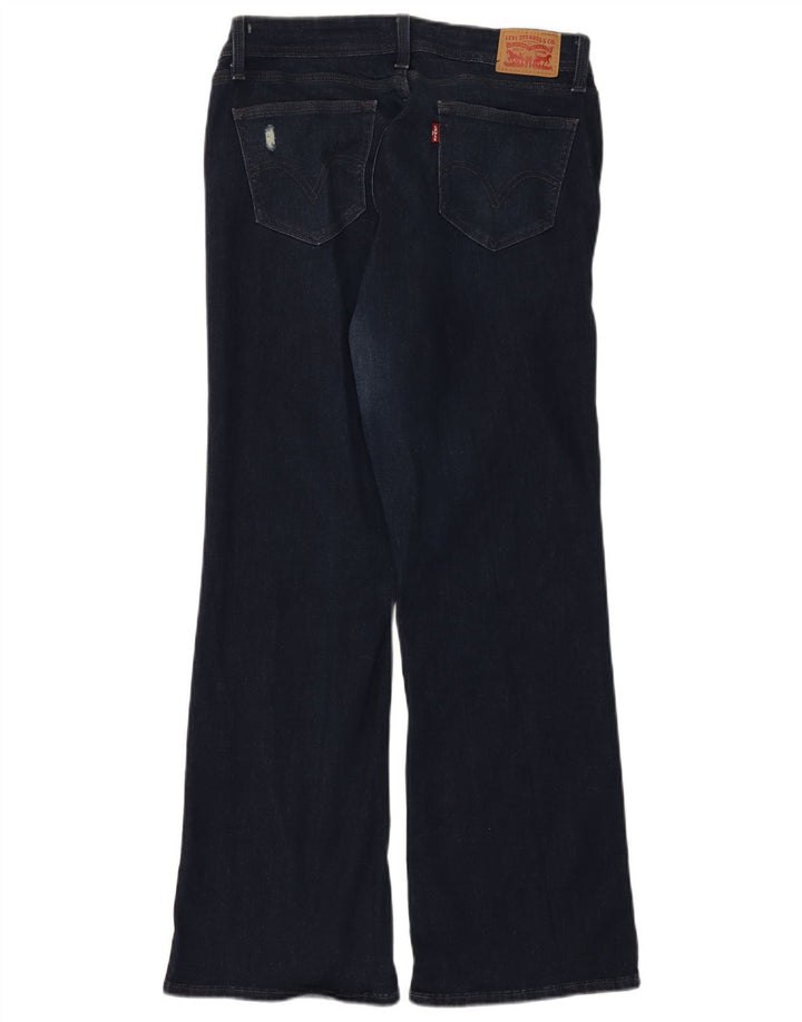 Levi's Damen 529 Curvy Bootcut Jeans W31 L30 Marineblau Baumwolle