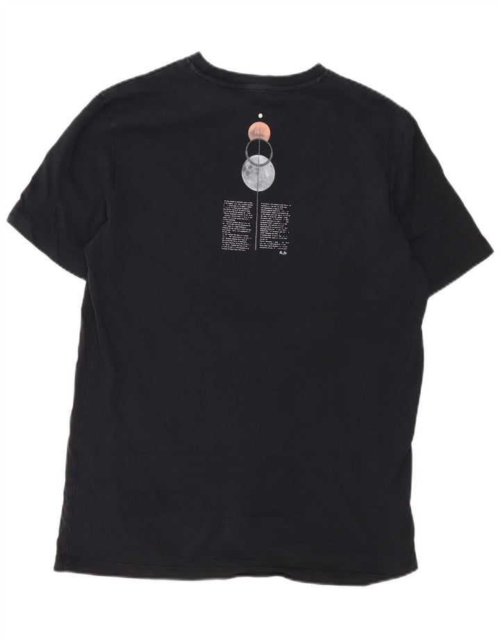 Liu Jo Herren-T-Shirt mit Grafik, Größe S, Schwarz