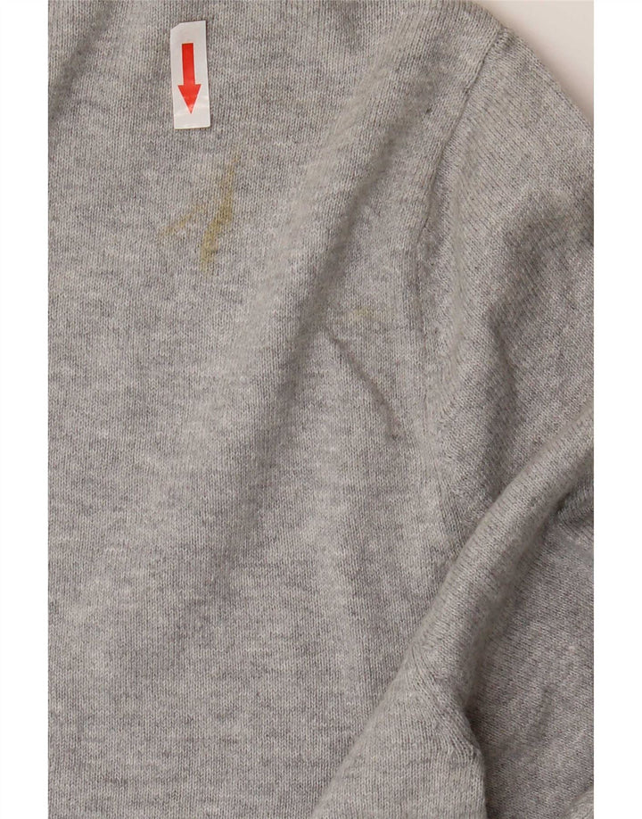 Jack Wills Herren-Pullover mit Rundhalsausschnitt, Mittelgrau