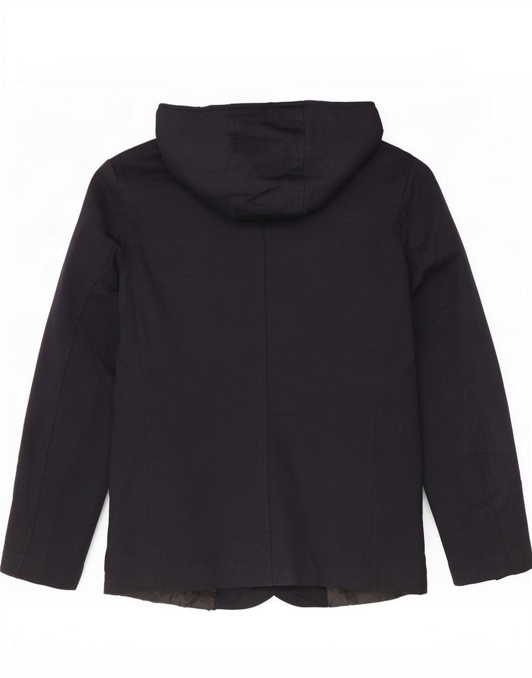 Zara Herren-Utility-Jacke mit Kapuze, UK 38, mittleres Marineblau