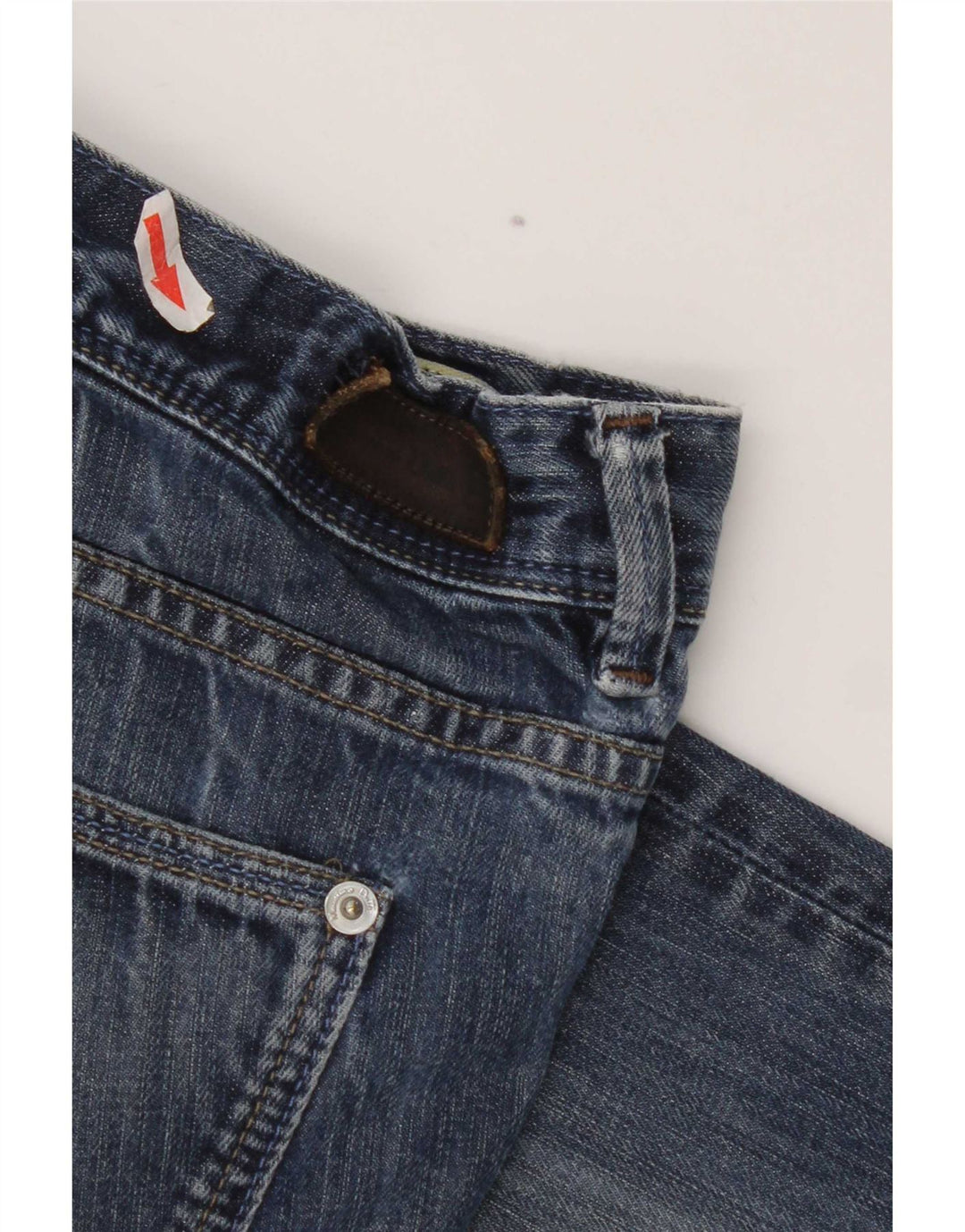 Massimo Dutti Herren-Capri-Jeans, EU 42, groß, W32, L20, blaue Baumwolle