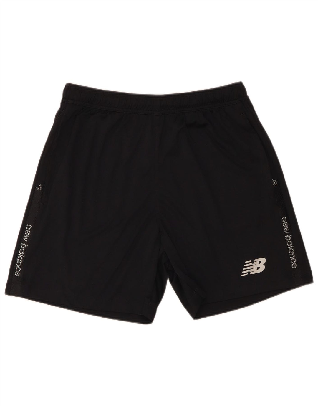 New Balance Herren Graphic Sport Shorts Large Schwarz Polyester