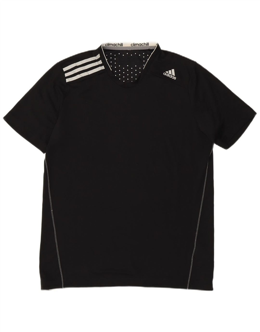 Adidas Herren Climachill T-Shirt Top Medium Schwarz Polyester