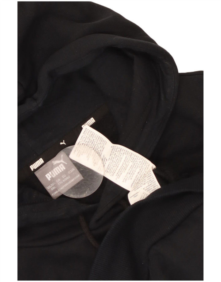 Puma Herren Graphic Hoodie Pullover 2XL Schwarz Baumwolle