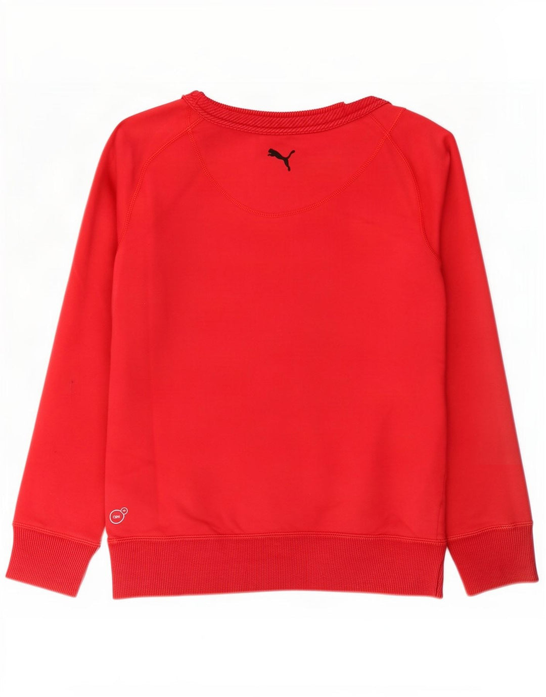Puma Womens Graphic Sweatshirt Pullover UK 10 Small Rote Baumwolle