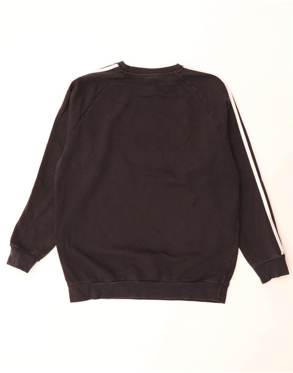 Adidas Damen-Sweatshirt in Übergröße, Größe S, Größe S, Schwarz, Baumwolle