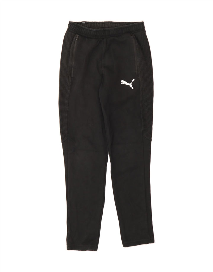 PUMA Womens Tracksuit Trousers UK 8 Small  Black Cotton Vintage Puma and Second-Hand Puma from Messina Hembry 