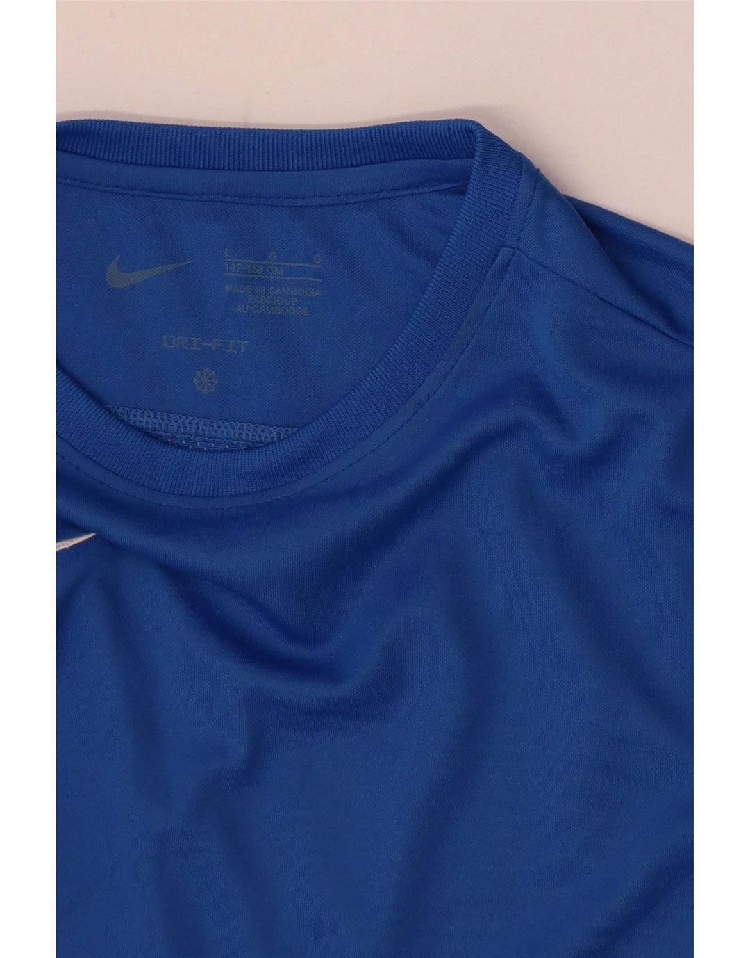 Nike Dri-Fit-Oberteil für Jungen, langärmlig, 12–13 Jahre, Größe L, Blau