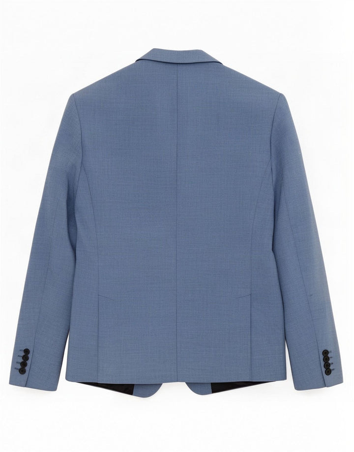 Zara Herren 2-Knopf-Blazerjacke EU 50 Mittelblau