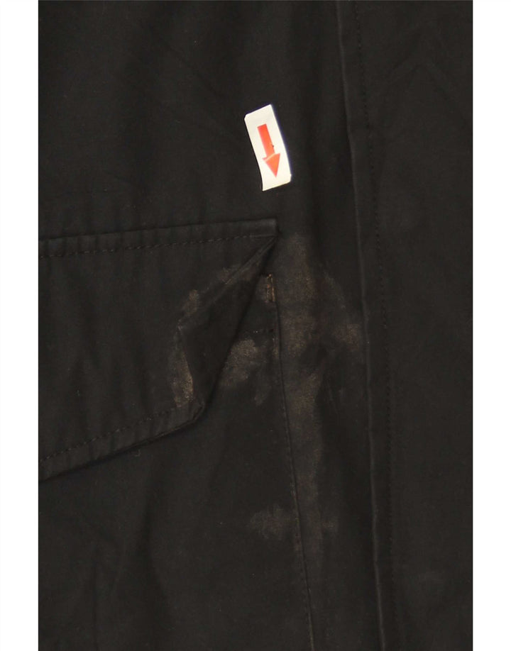 Levi's Herren-Kapuzen-Sherpa-Utility-Jacke UK 38 Mittelschwarzes Polyester