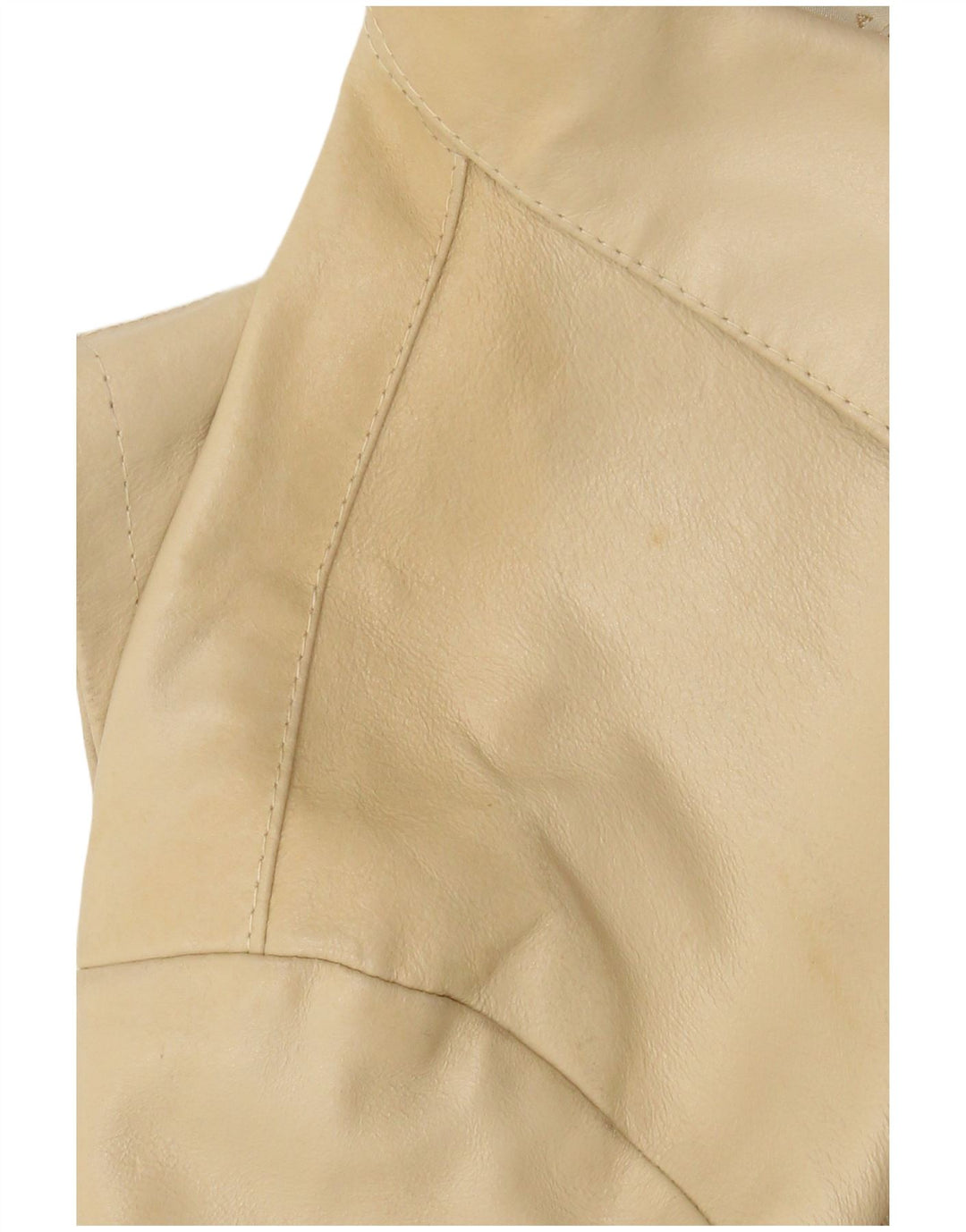 Bayside Herren-Lederjacke, UK 40, großes beiges Leder