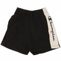 Champion Womens Graphic Sport Shorts UK 12 Mittelschwarz Farbblock