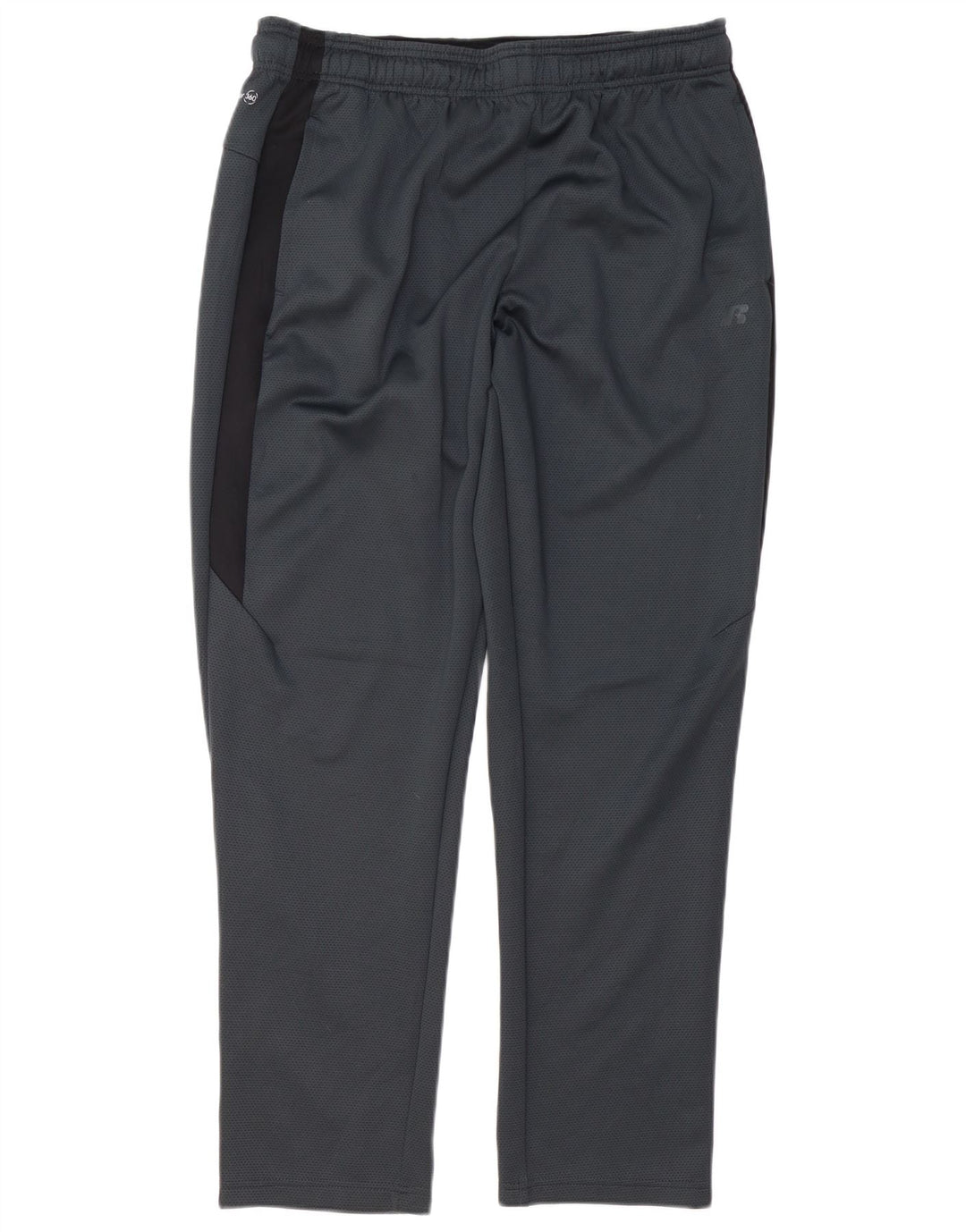 RUSSELL ATHLETIC Herren-Trainingshose, groß, graues Farbblock-Polyester