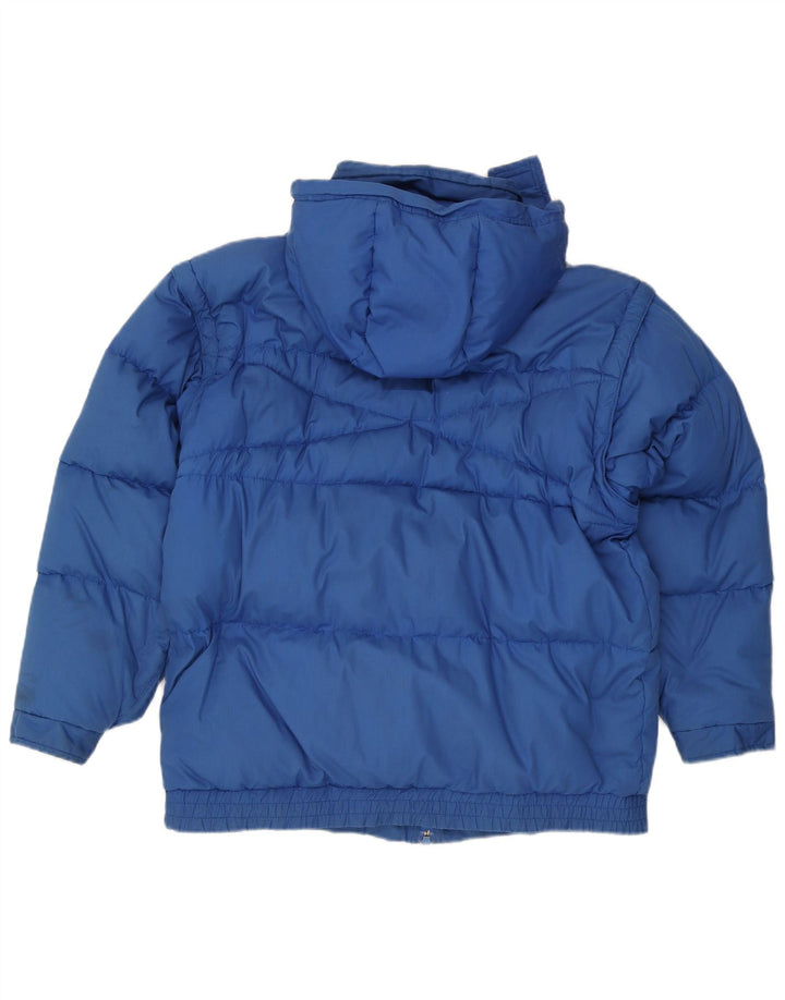 Creation Herren Kapuzen-Steppjacke IT 50 Large Blau Polyester