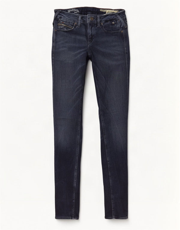 Tommy Hilfiger Damen Sophie Skinny Jeans W28 L34 Marineblau Baumwolle