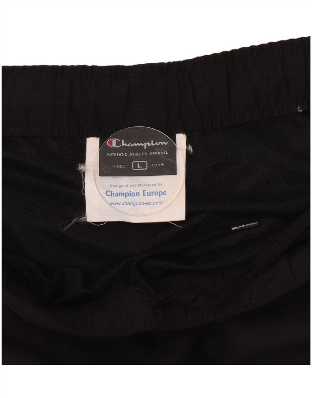 Champion Herren-Sportshorts, groß, aus schwarzem Polyester