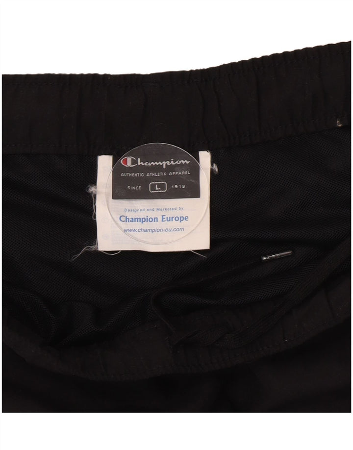 Champion Herren-Sportshorts, groß, aus schwarzem Polyester
