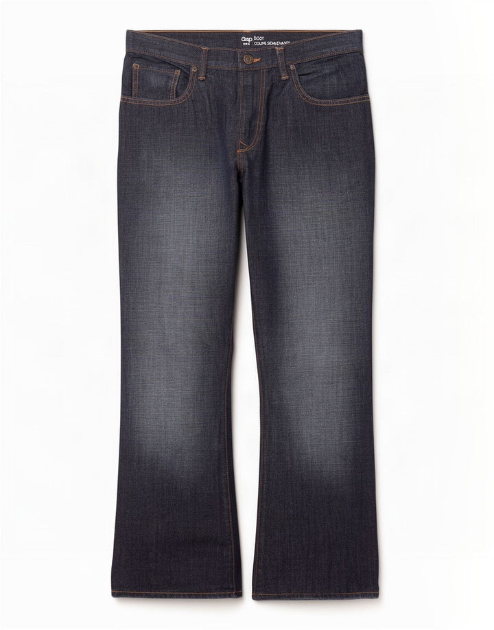 Gap Herren Bootcut Jeans W34 L29 Marineblau Baumwolle