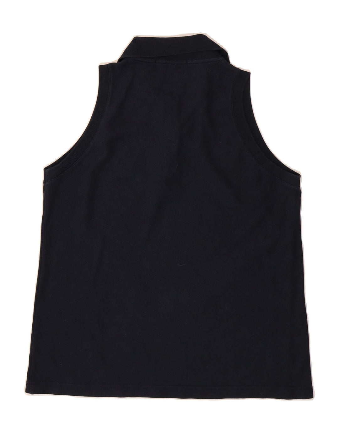 FILA Womens Sleeveless Polo Shirt IT 44 Medium Navy Blue Cotton Vintage Fila and Second-Hand Fila from Messina Hembry 