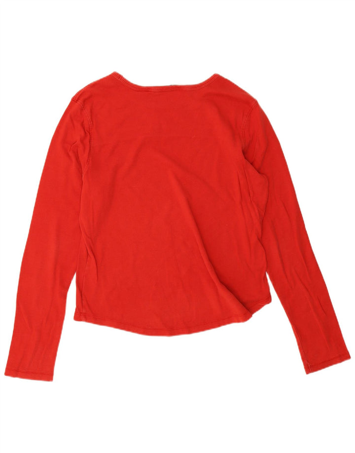Tommy Hilfiger Damen Top Langarm UK 18 XL Rot