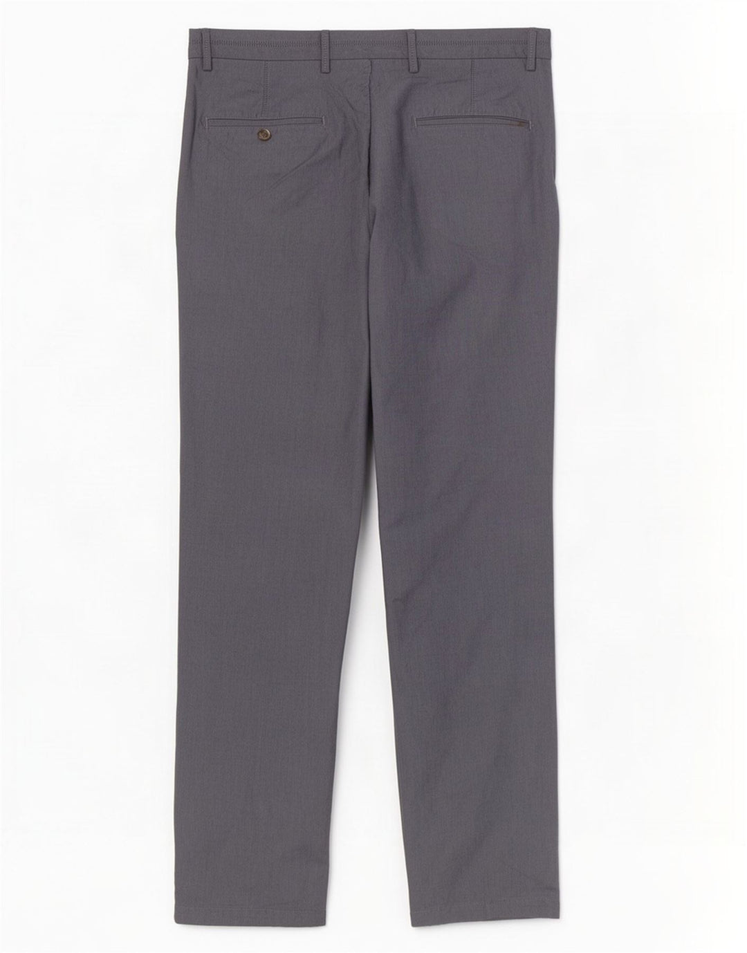 Massimo Dutti Herren gerade Chinohose EU 40 Medium W31 L30 Grau Baumwolle